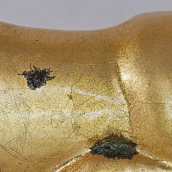 Gold Reindeer Candleholder 12" Dillards Trimmings Metal Candelabra - Picture 6 of 11